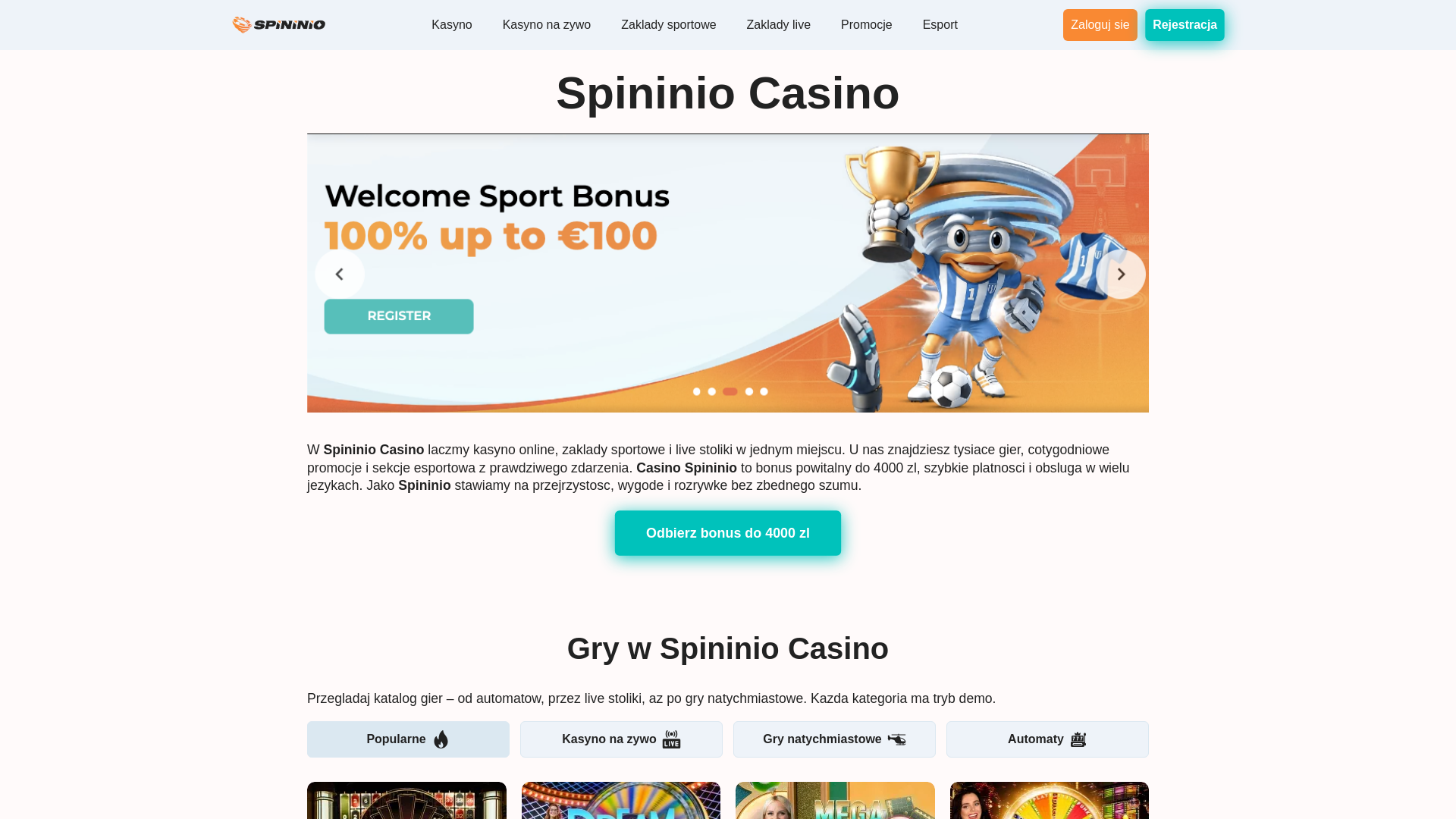 website screenshot of https://spininio-casino-it-com-60727.pages.dev/