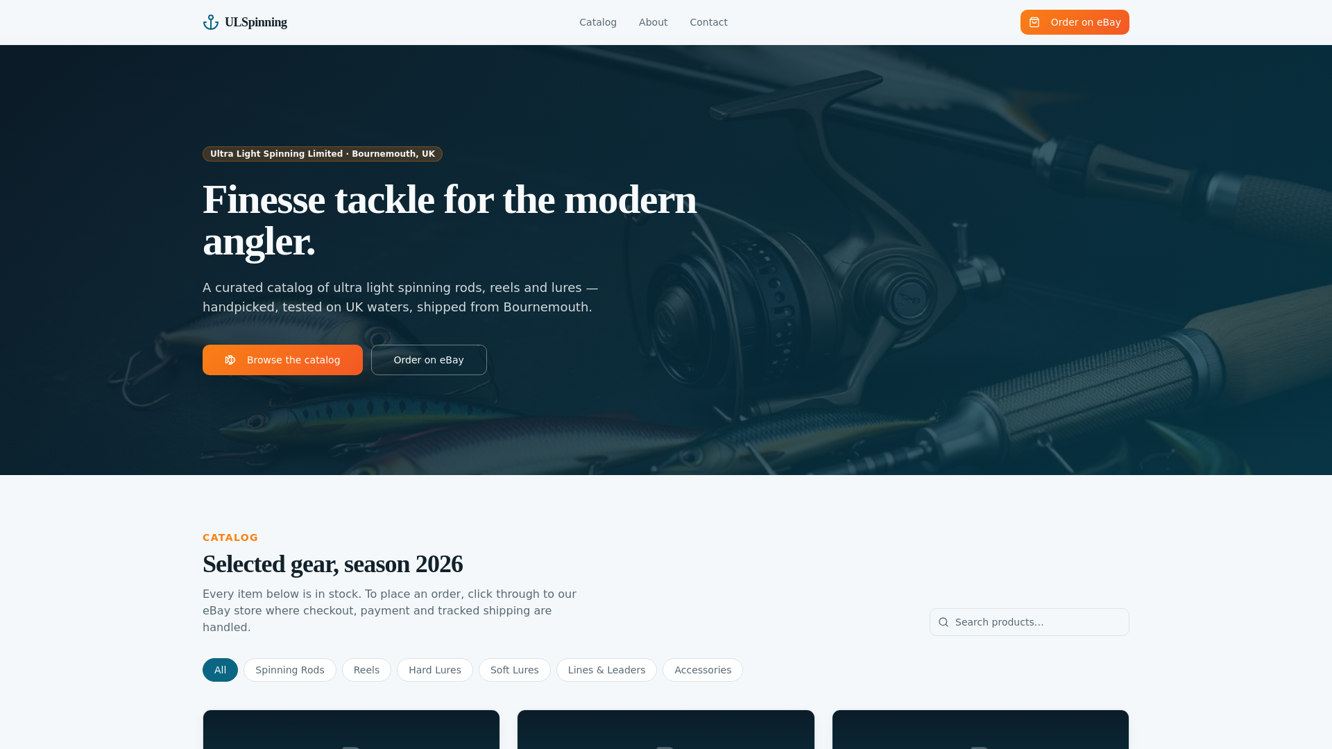 website screenshot of https://fish-main-7hwq3.kinsta.page
