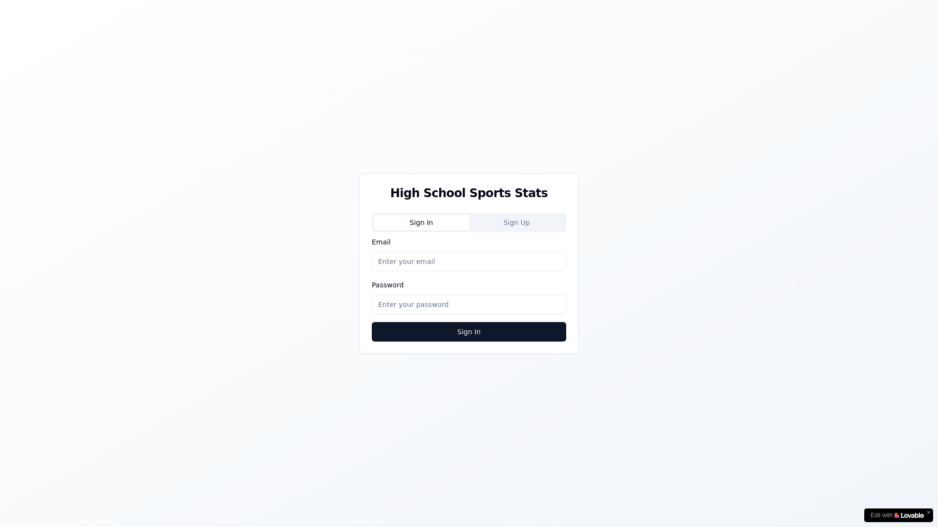 website screenshot of https://statsverified.app/