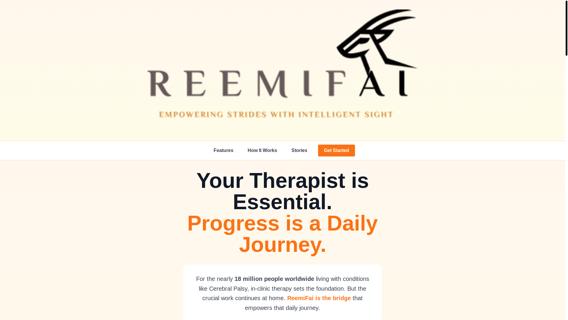 website screenshot of https://reemifai.com/