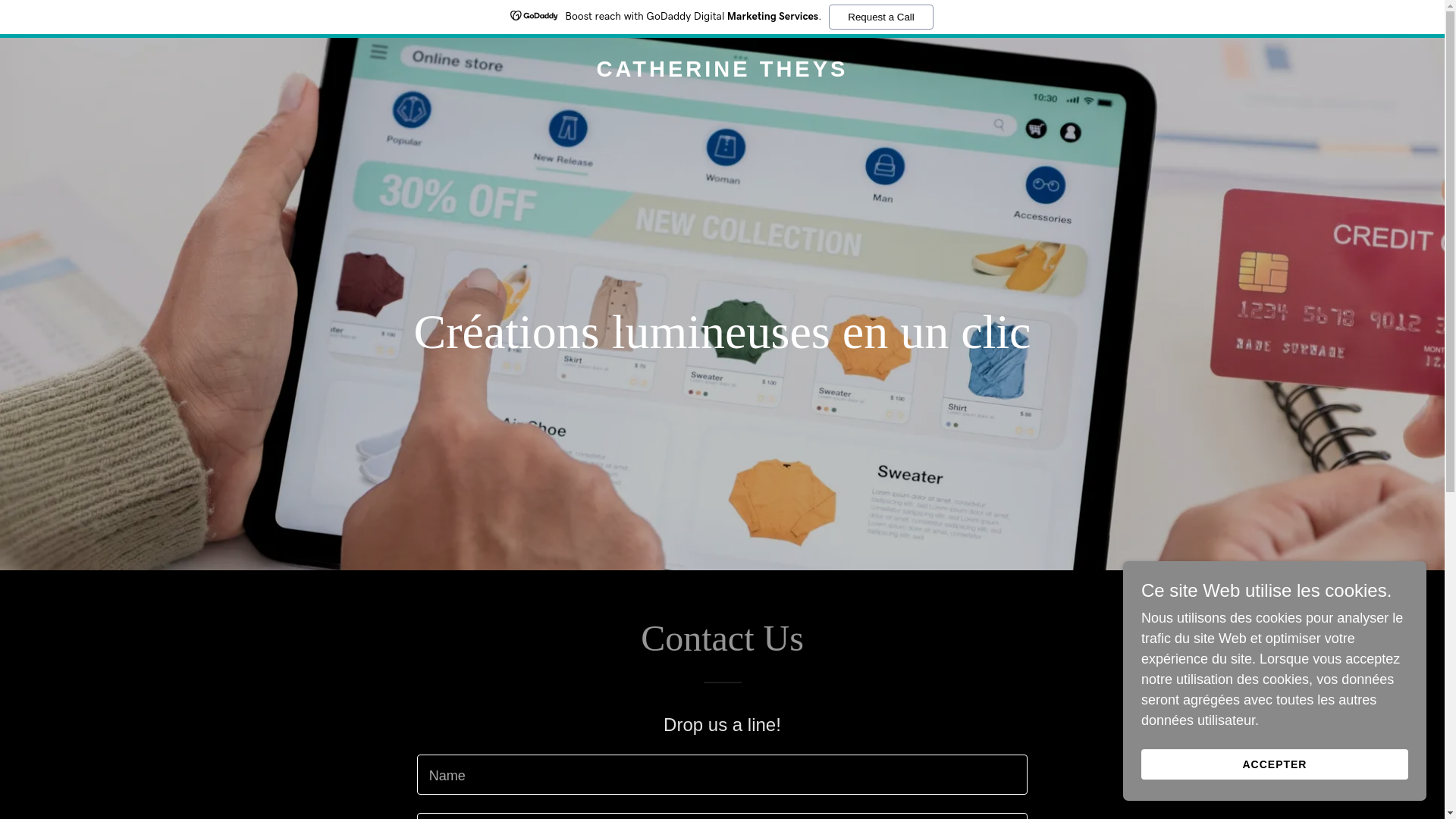 website screenshot of https://catoulightcreations.com/