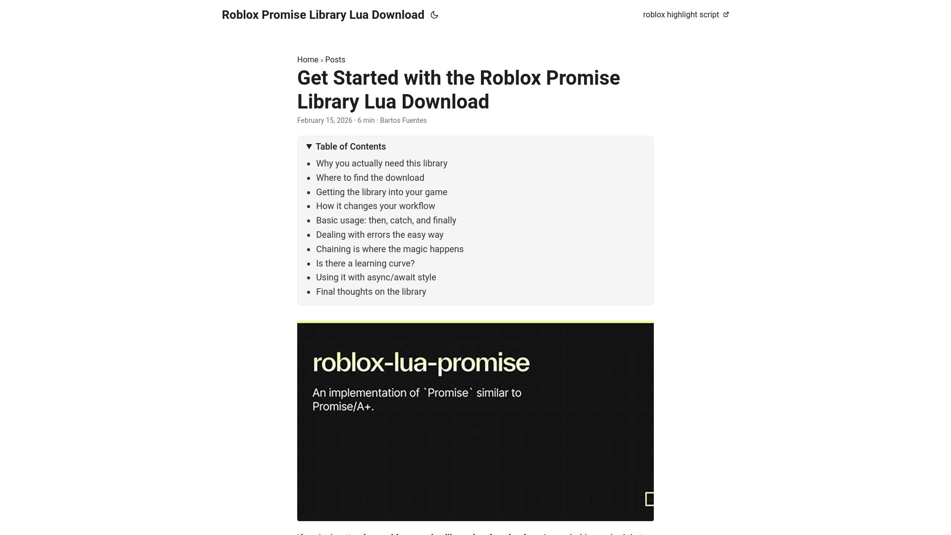 website screenshot of https://roblox-promise-library-lua-download.pages.dev/