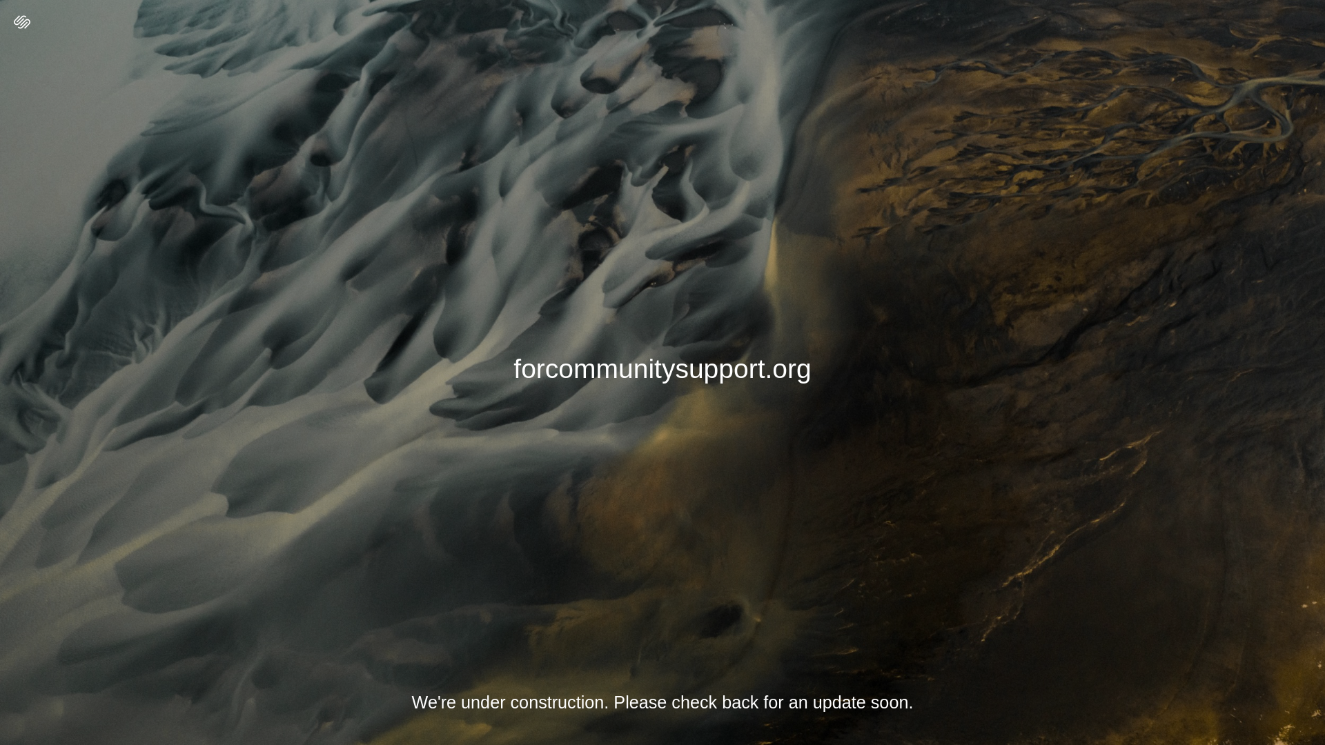 website screenshot of https://forcommunitysupport.org/