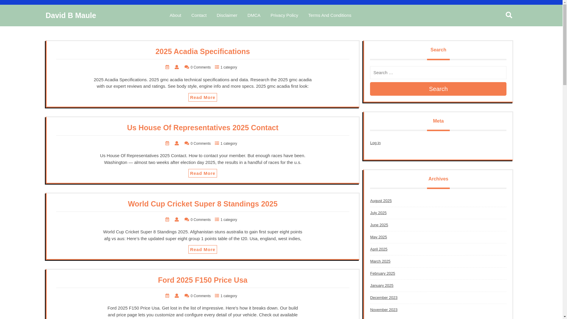 website screenshot of https://davidbmaulej.pages.dev/