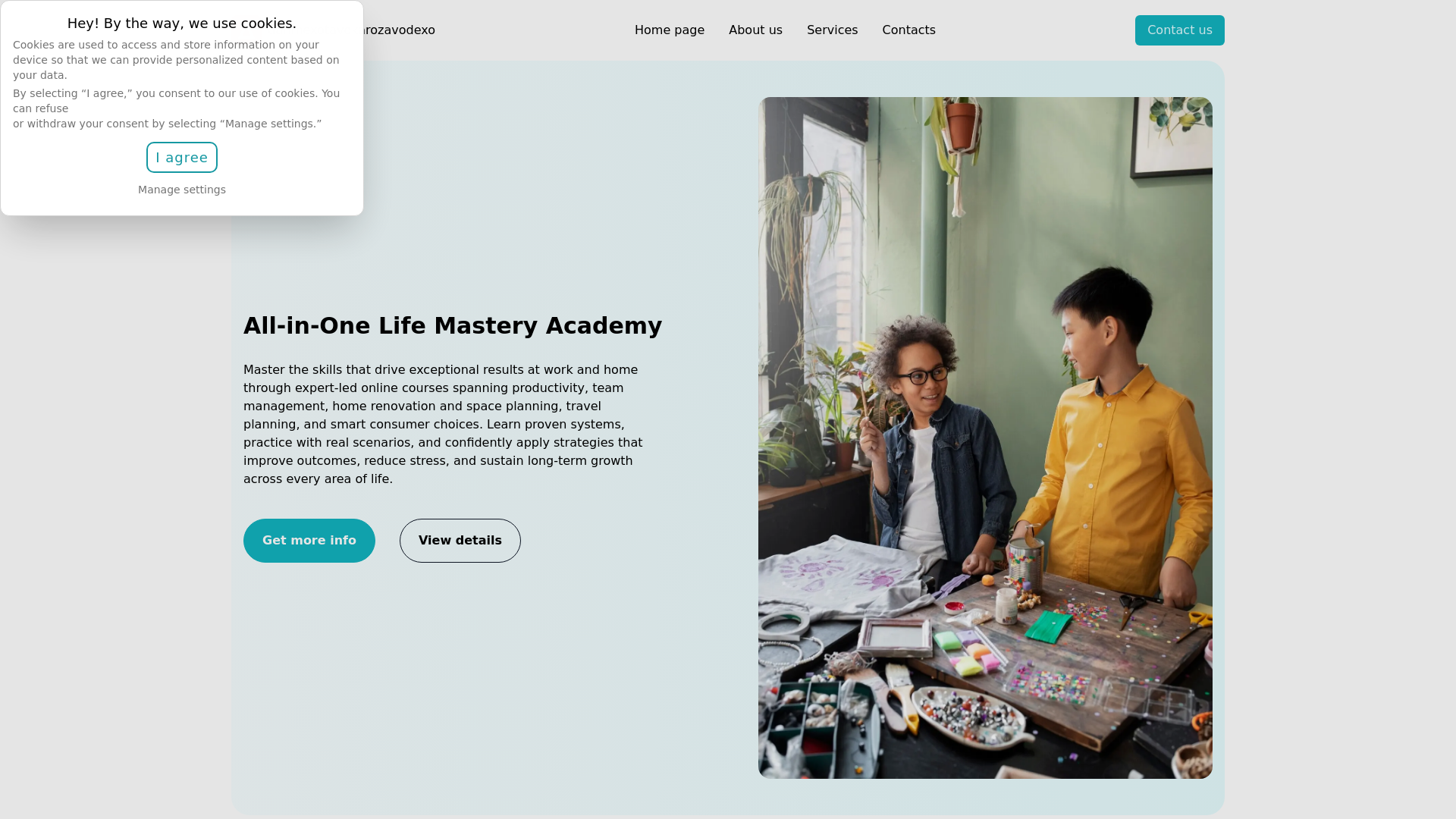 website screenshot of https://darimexotavokarozavodexo.digital/