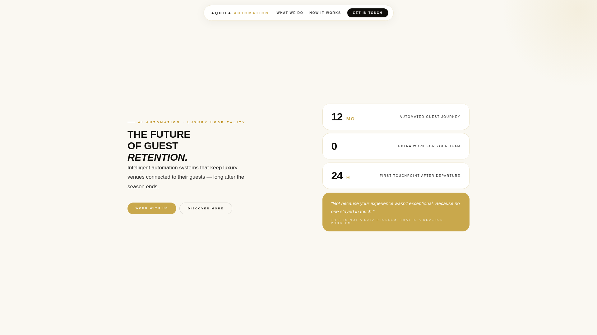 website screenshot of https://aquilaautomations.com/