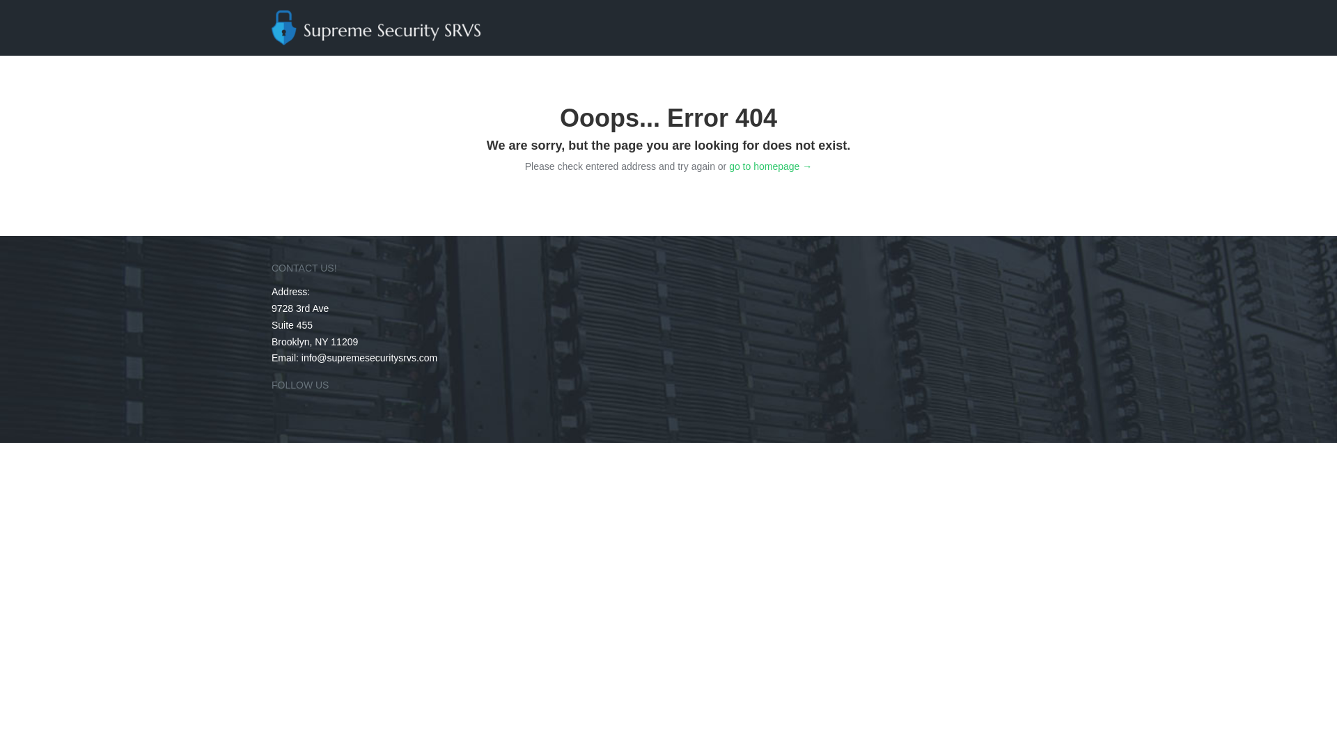 website screenshot of https://supremesecuritysrvs.com/opengov@bid