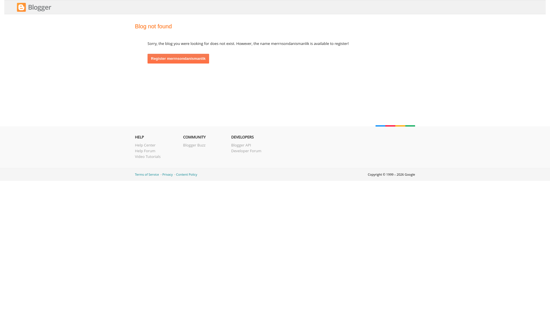 website screenshot of https://merrnsondanismanlik.blogspot.com