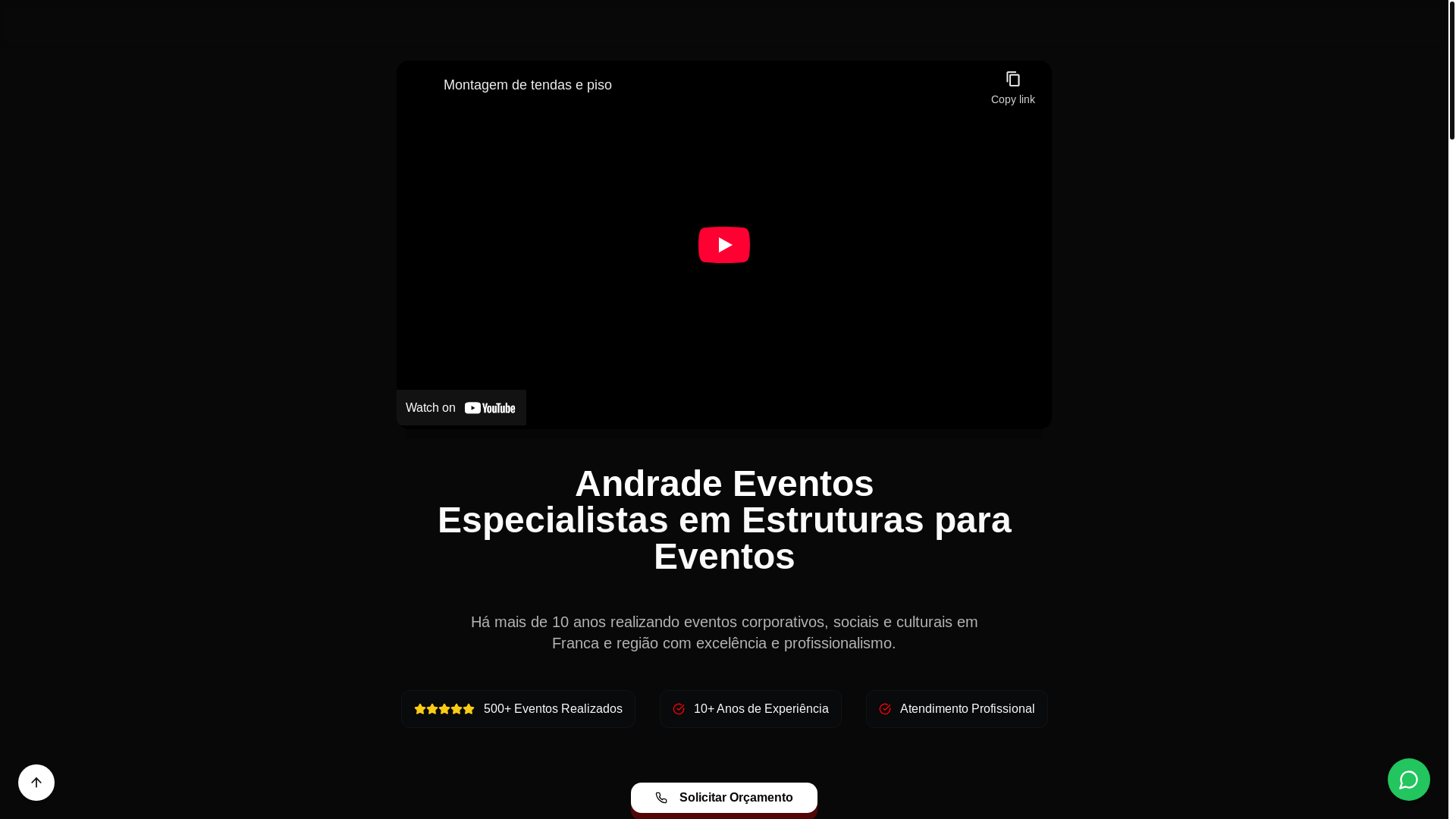 website screenshot of https://montagensandrade.com.br/