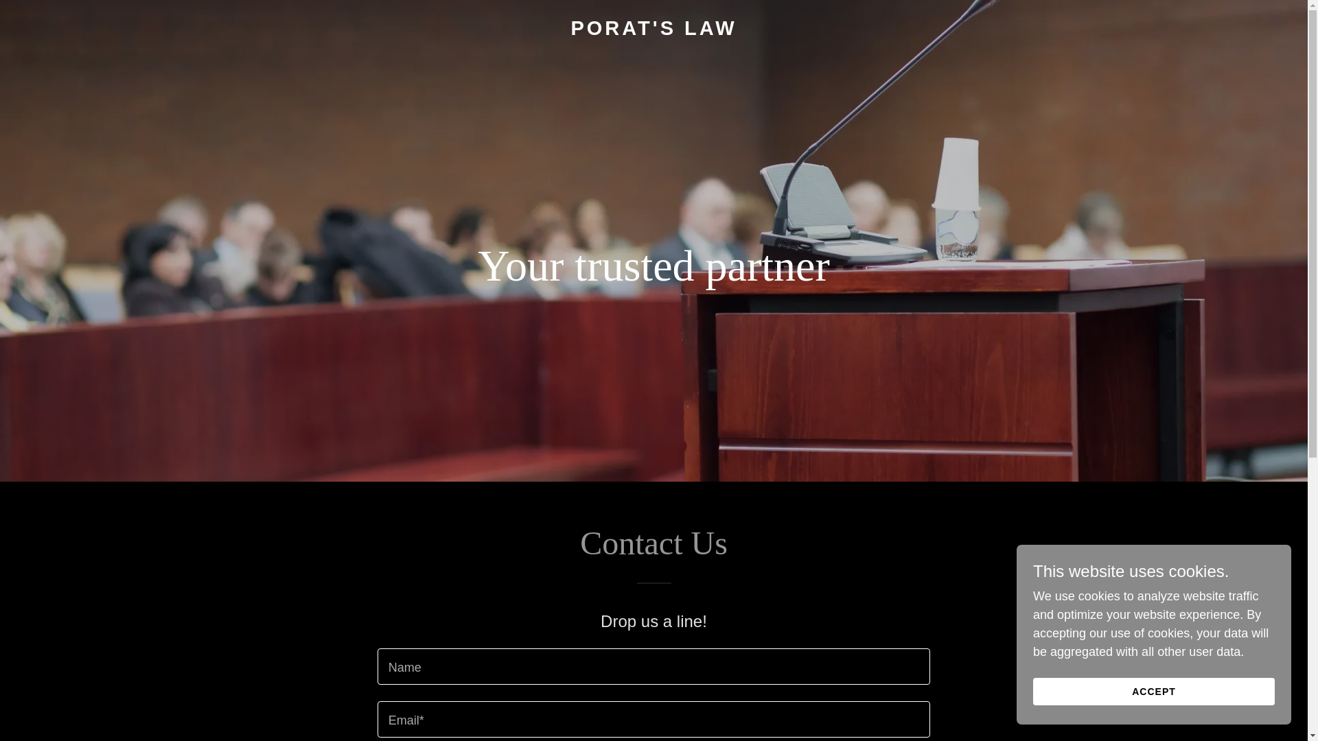 website screenshot of https://poratint.com/