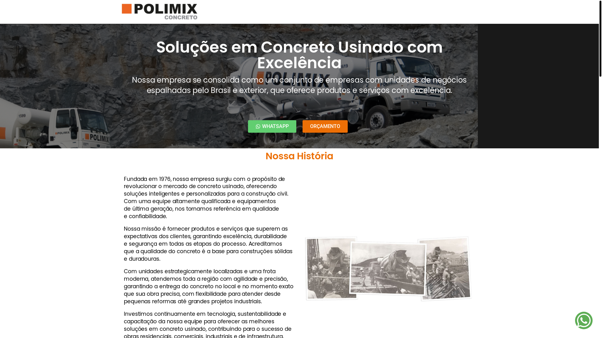 website screenshot of https://shopmixconcreto.shop/