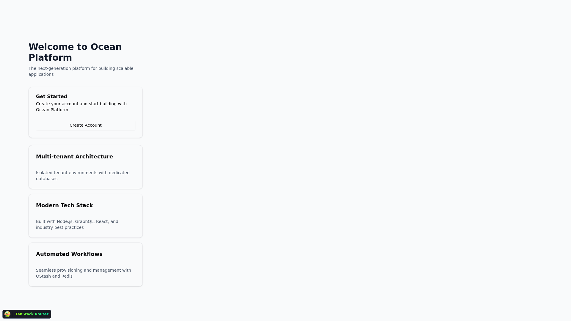website screenshot of https://ocean-frontend-staging.pages.dev/