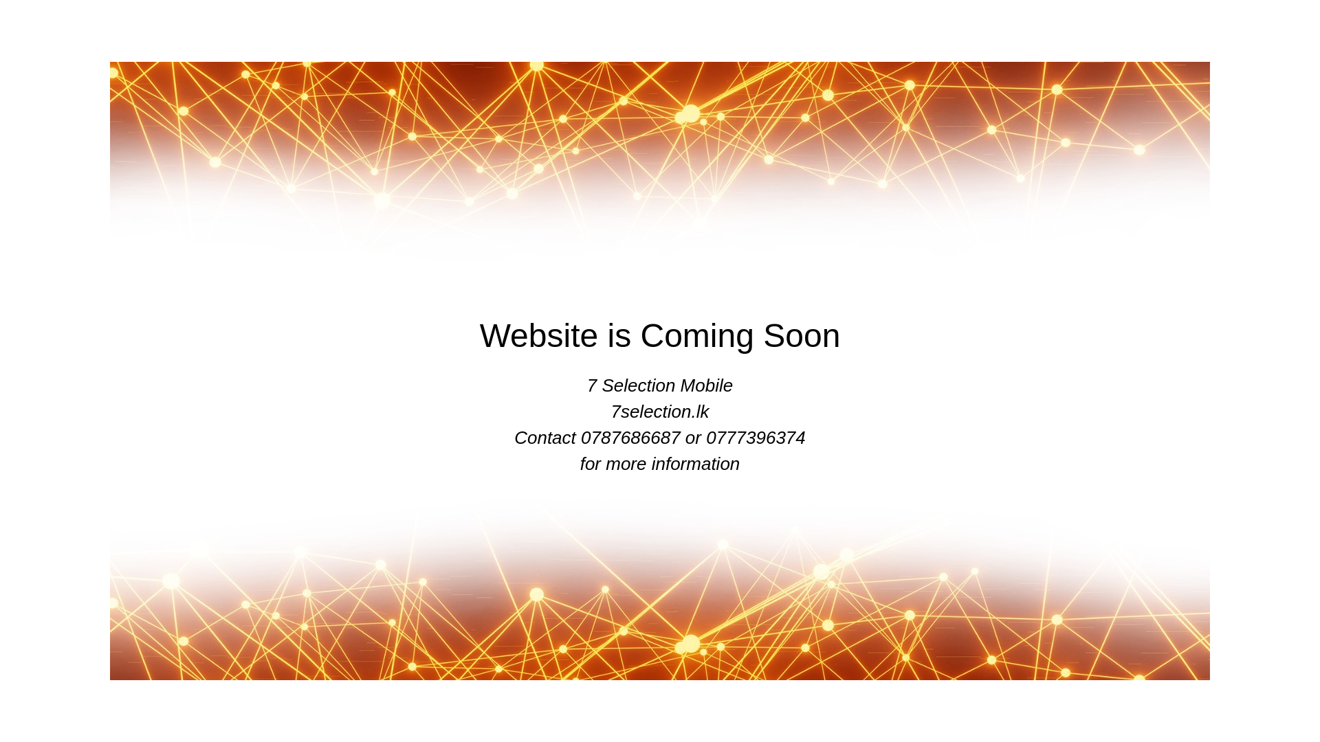 website screenshot of https://7selection.lk/