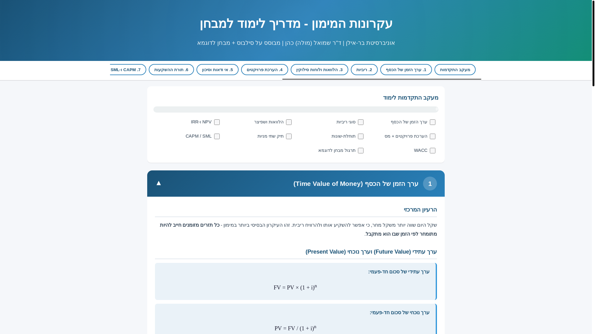 website screenshot of https://finance-guide.pages.dev/