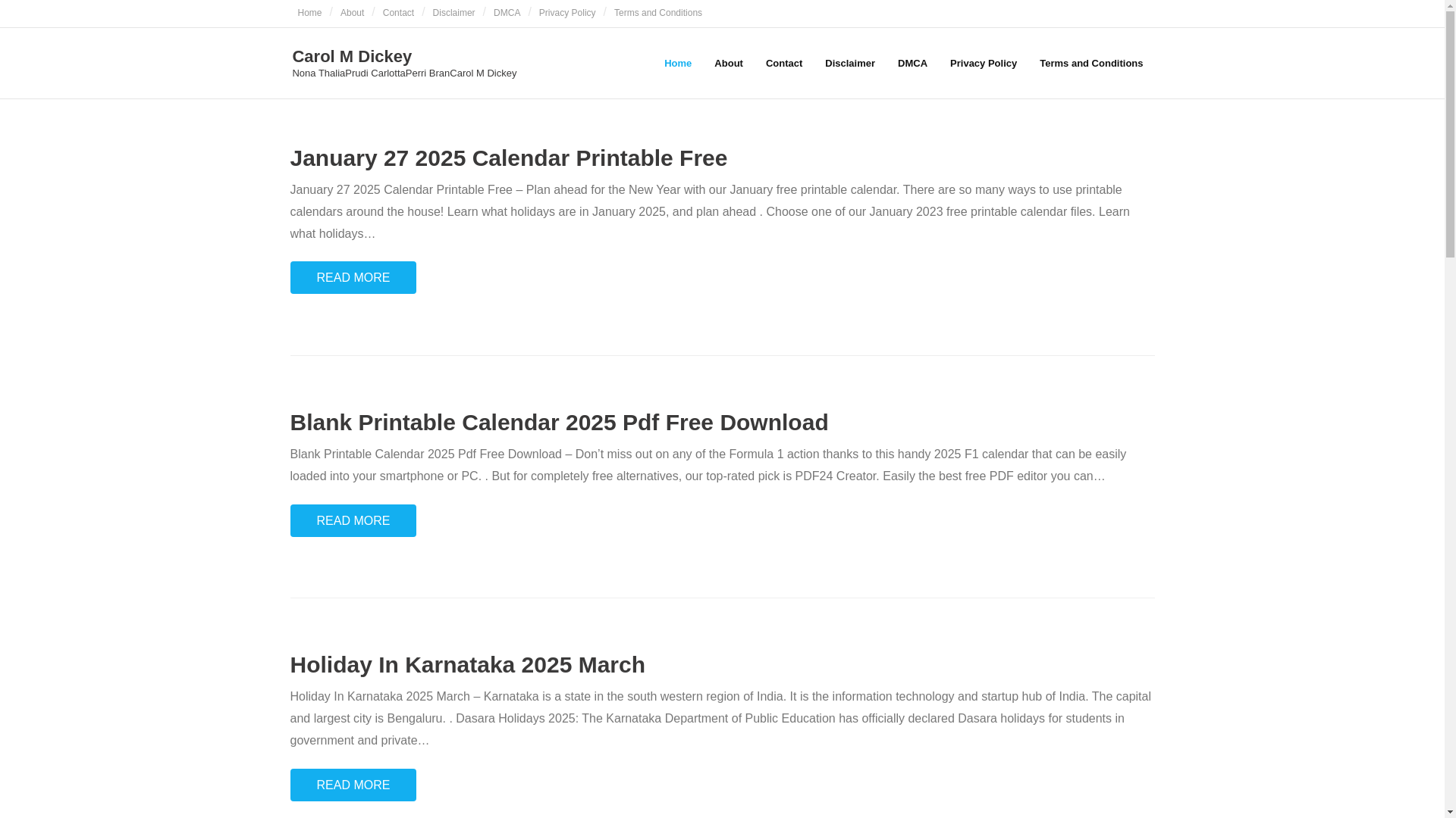 website screenshot of https://carolmdickeyr.pages.dev/