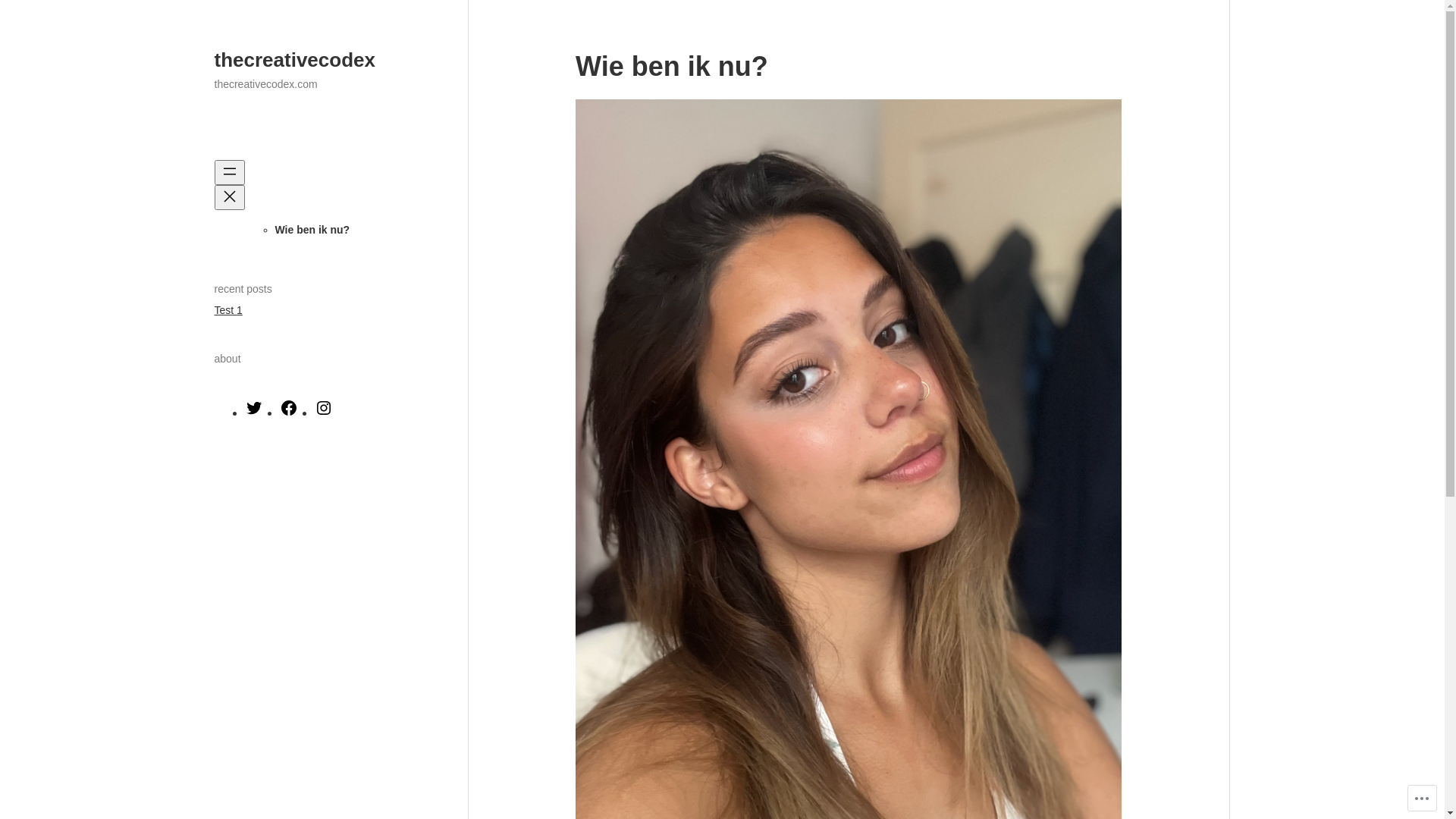 website screenshot of https://thecreativecodex.blog/