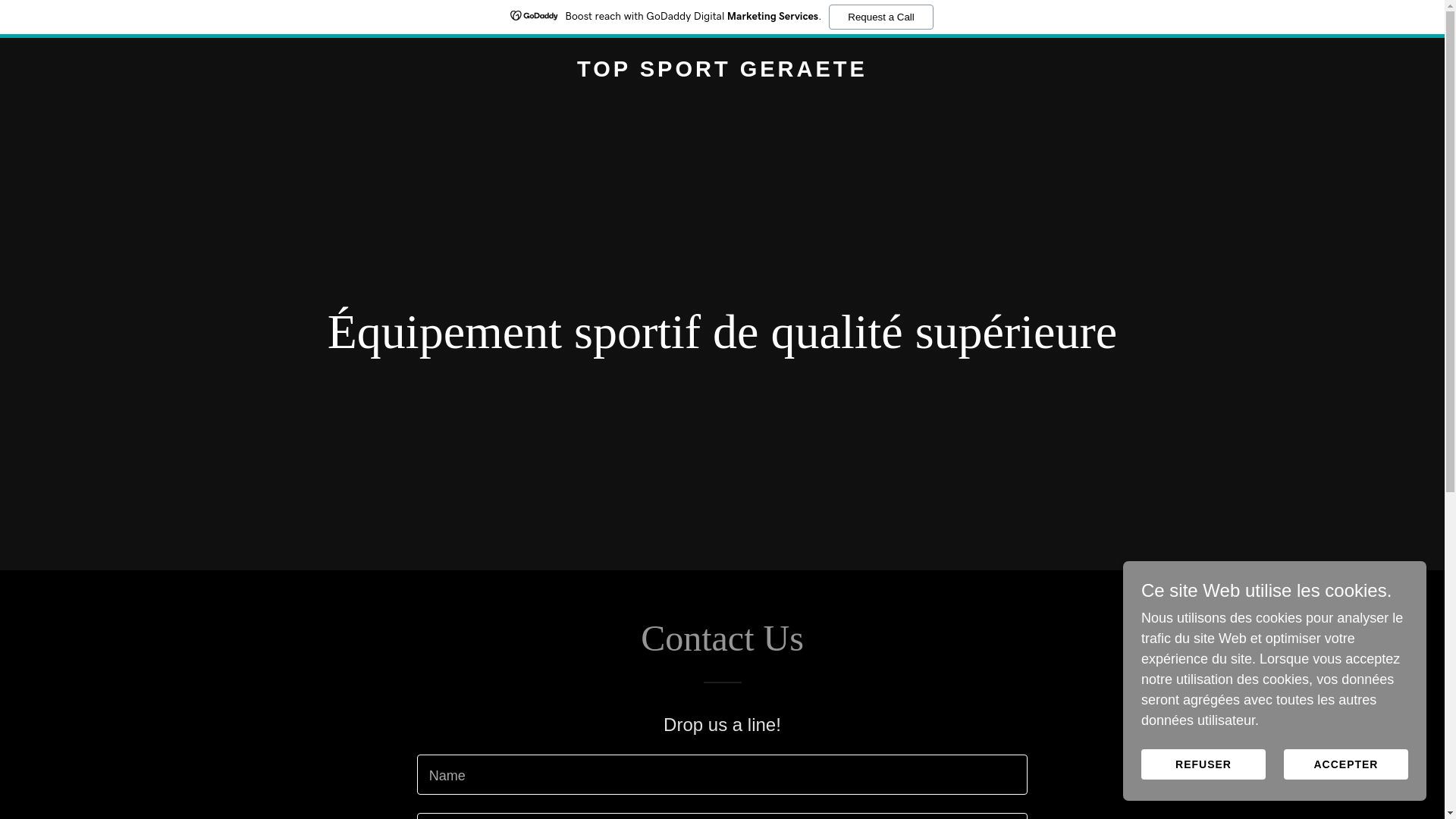 website screenshot of https://topsportgeraete.shop/