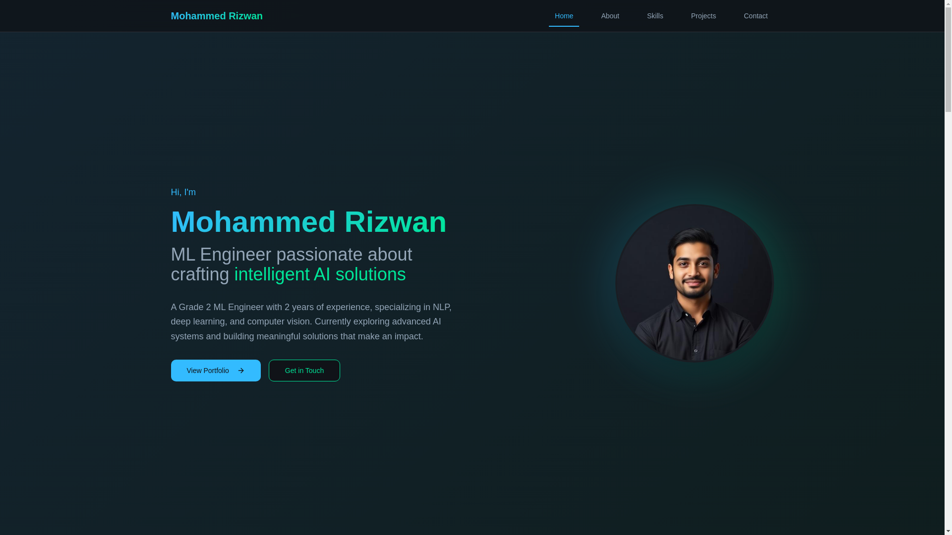 website screenshot of https://navaz.online/