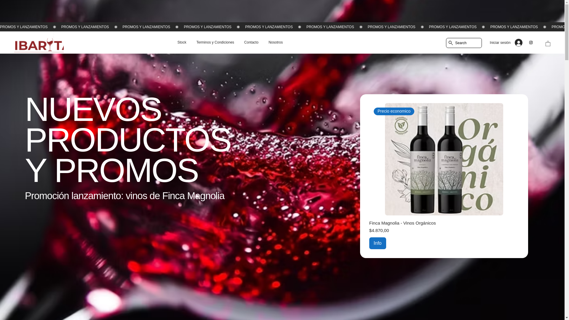 website screenshot of https://elsibaritadistribuidora.com/