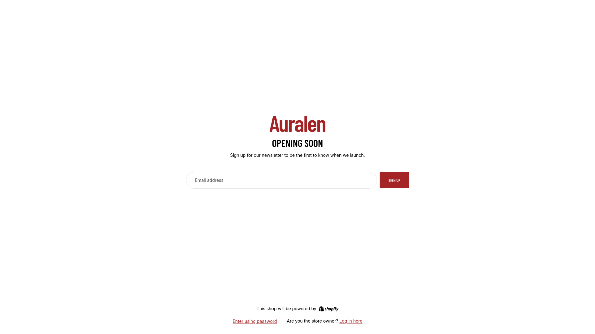 website screenshot of https://auralenmeditation.com/