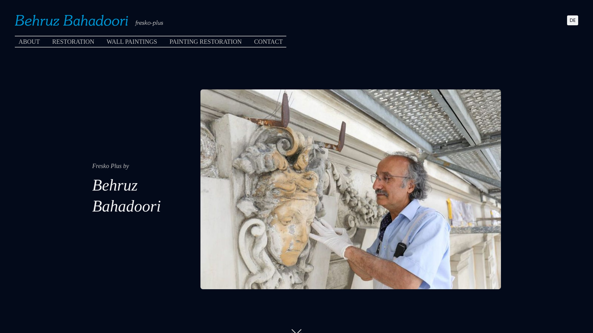 website screenshot of https://bahadoori-fresko.pages.dev/