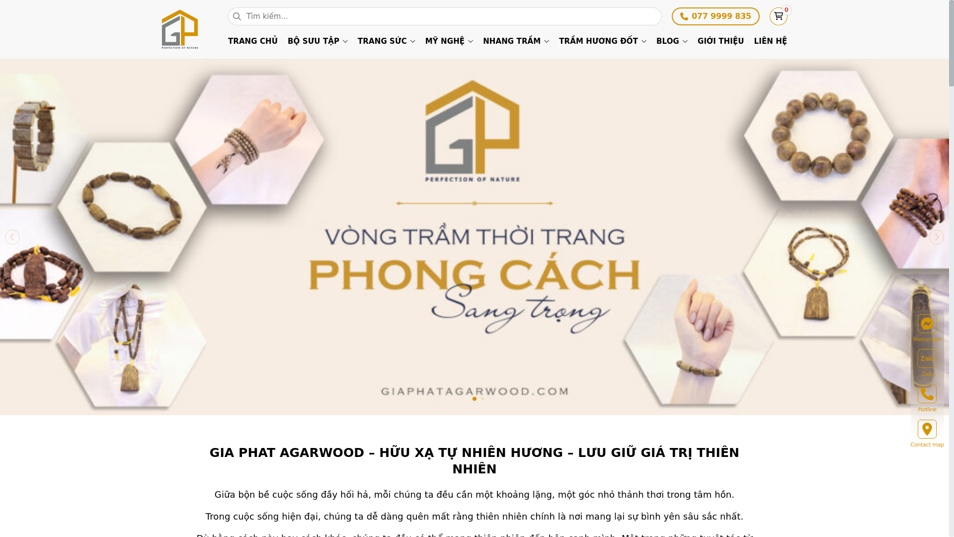 website screenshot of https://giaphatagarwood.vn/
