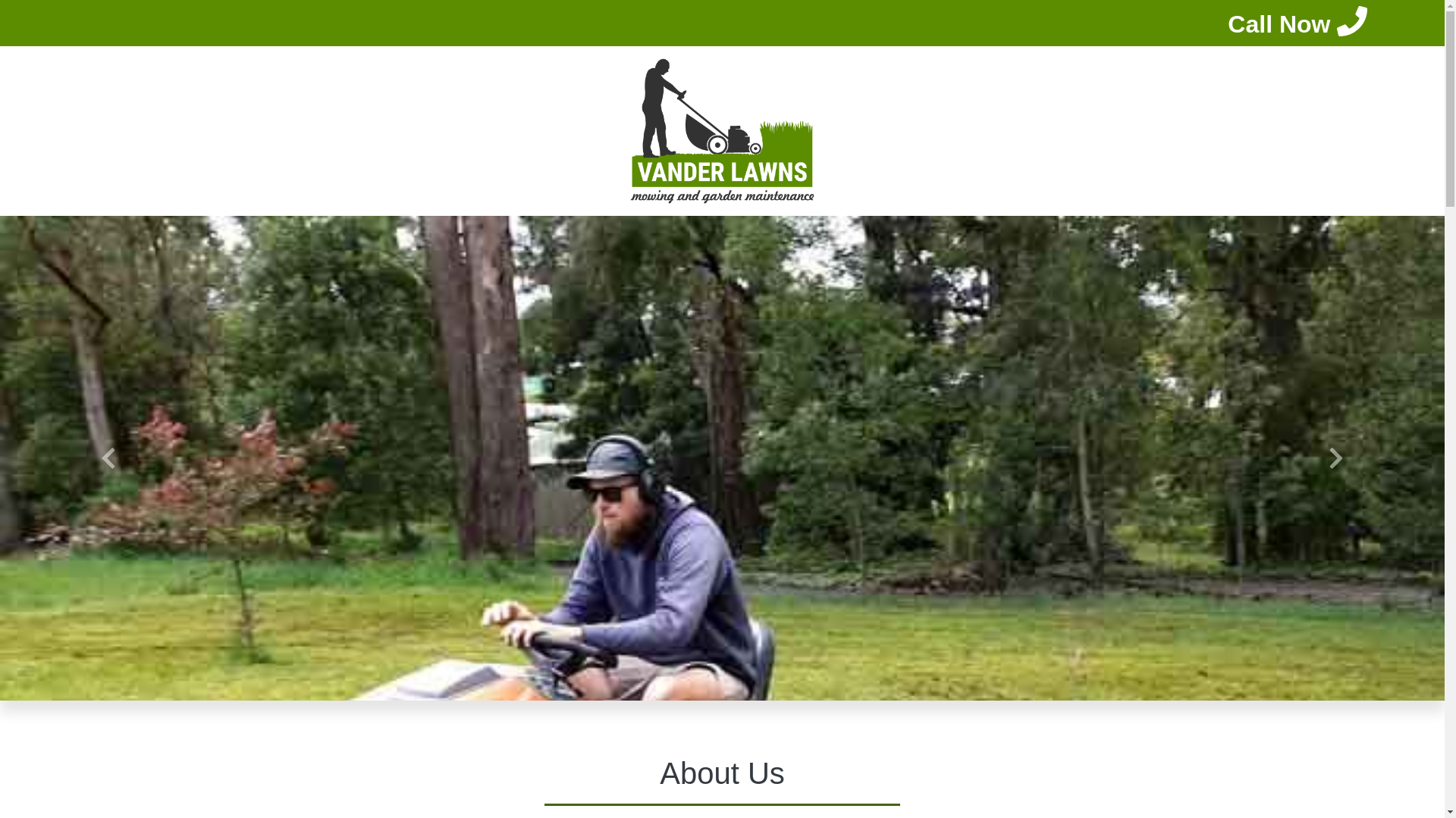 website screenshot of https://vanderlawns.online/