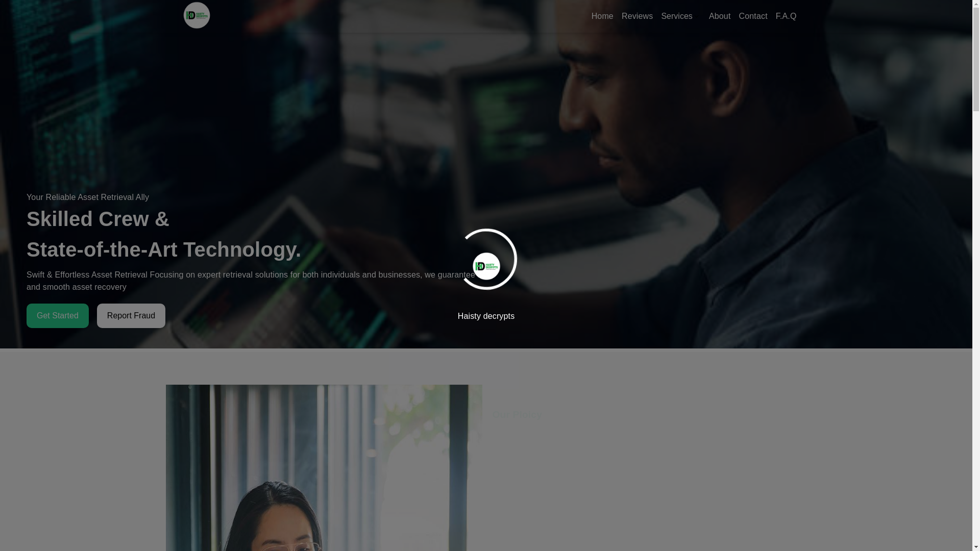 website screenshot of https://haistydecrypt.com/