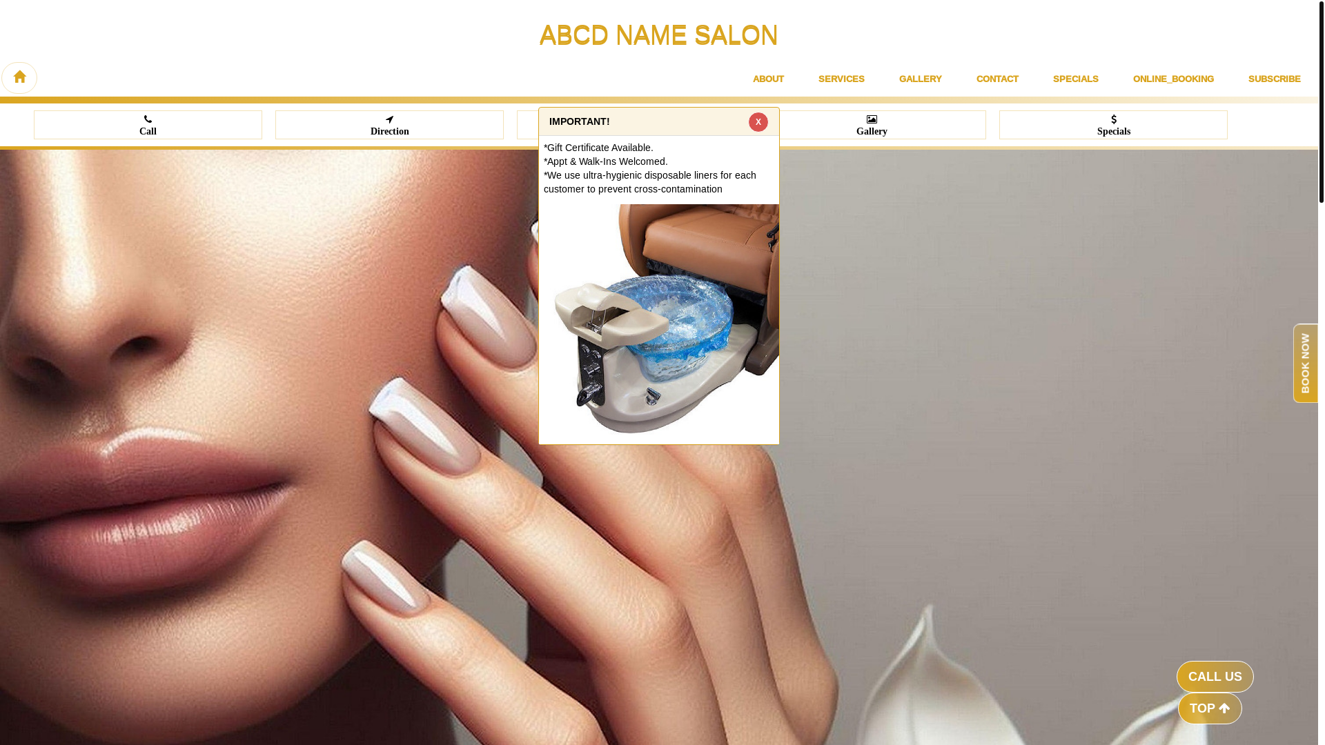website screenshot of https://vnailsofhopkins.com/