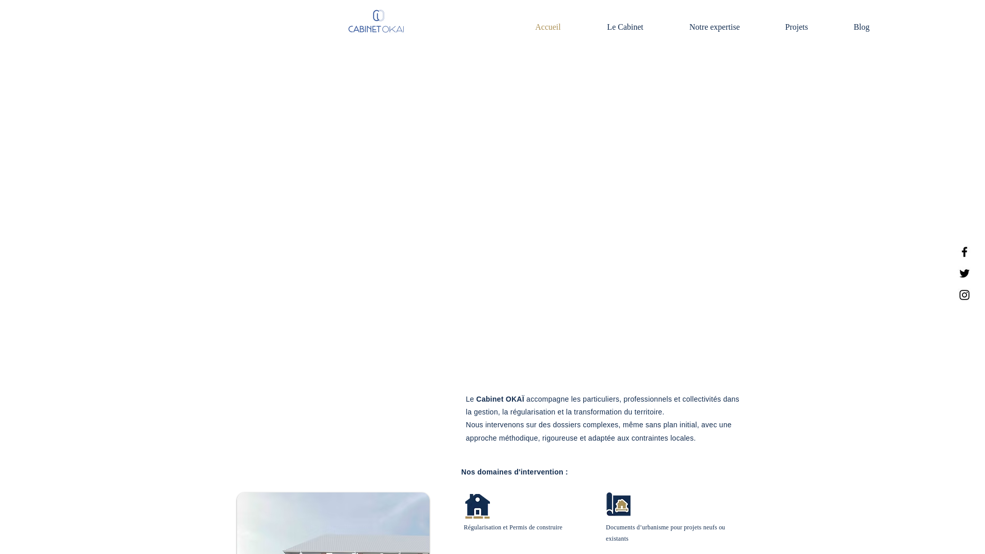 website screenshot of https://cabinetokai.com