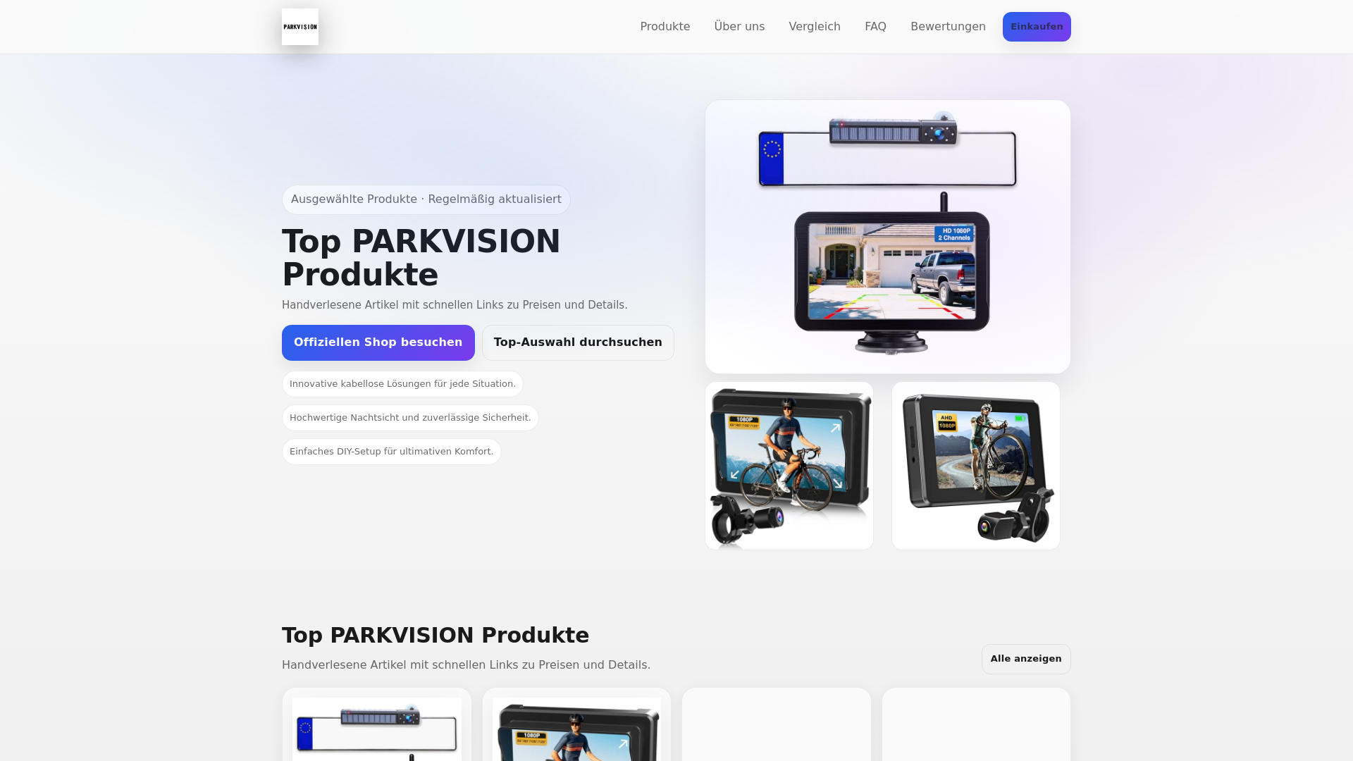 website screenshot of https://das-parkvision.de/