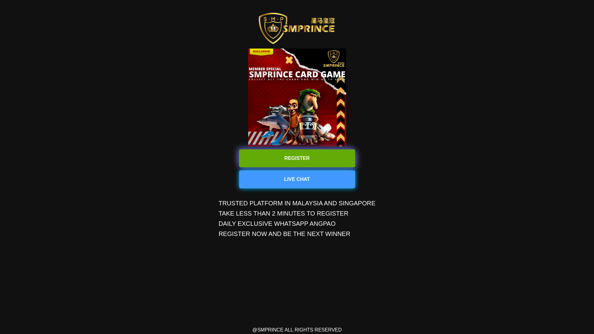 website screenshot of https://smprince5.site/