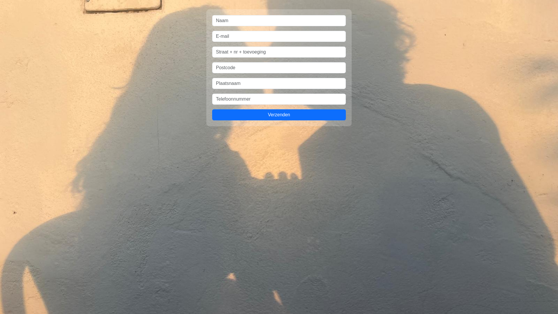 website screenshot of https://daanenleonie.nl/