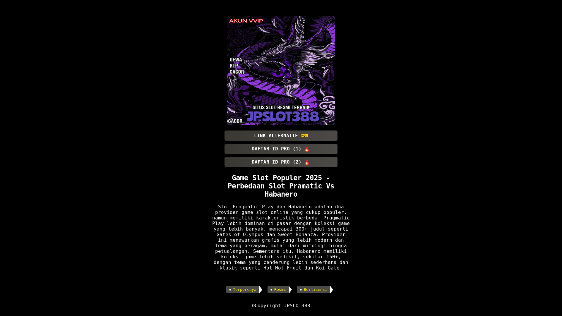 website screenshot of https://walaweslot.pages.dev/