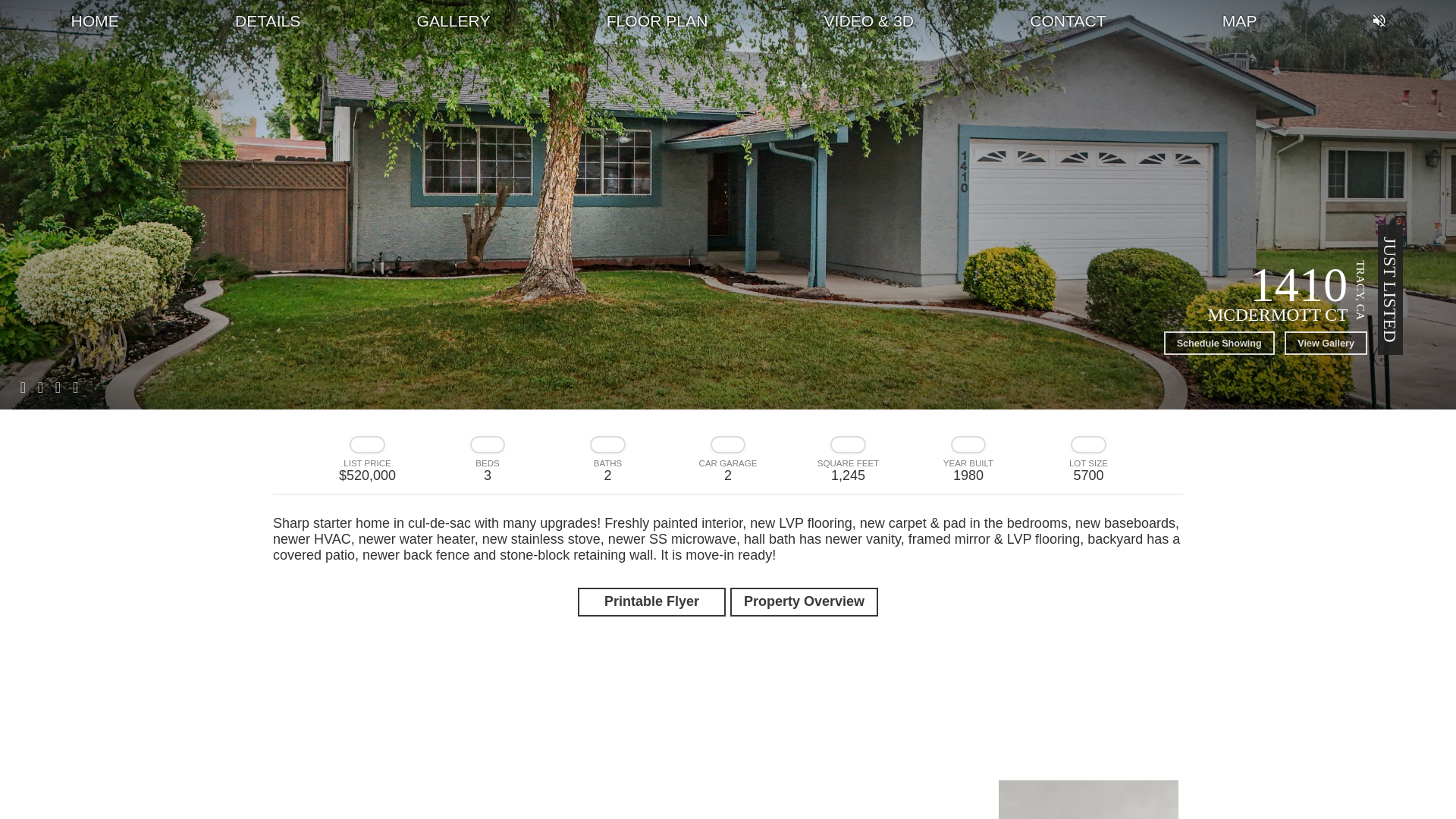 website screenshot of https://1410mcdermott.com