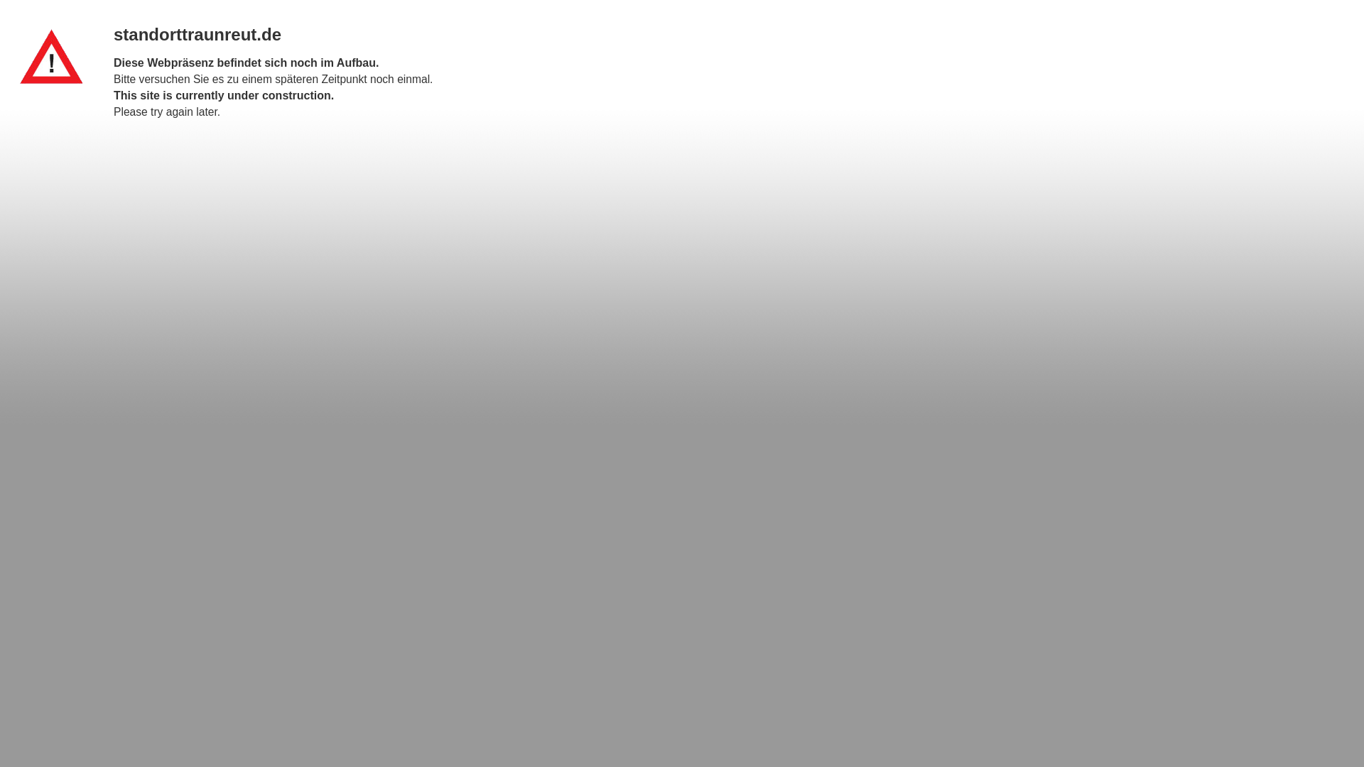 website screenshot of https://standorttraunreut.de/
