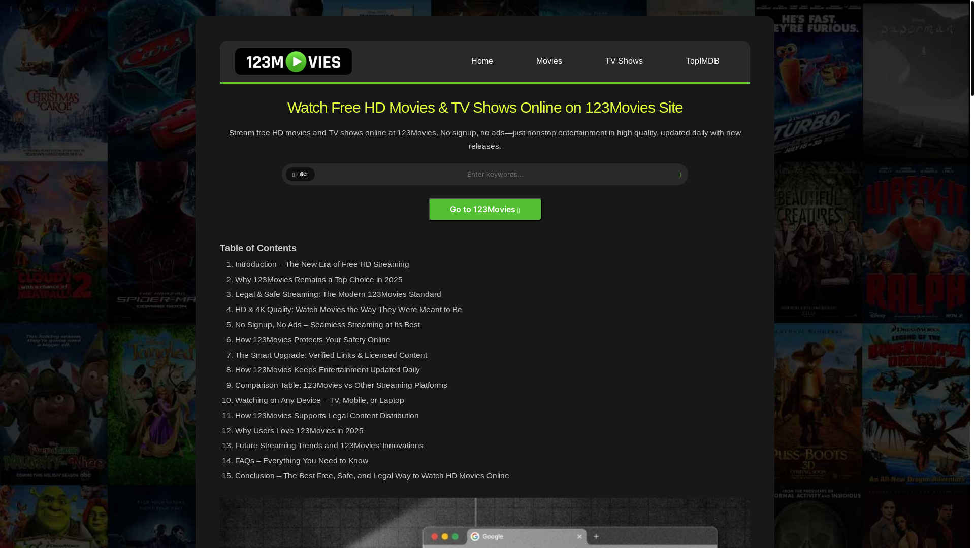 website screenshot of https://123moviies-lat.pages.dev/