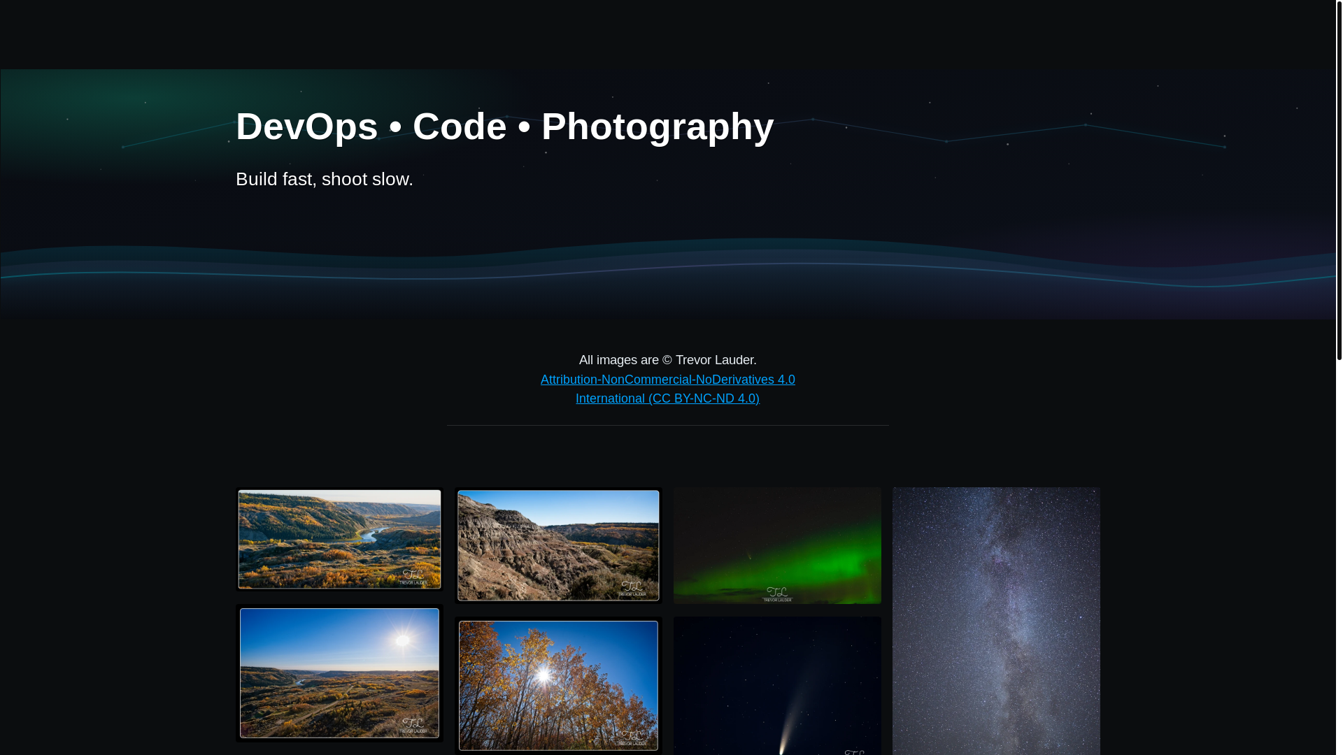 website screenshot of https://trevor-lauder-family.pages.dev/