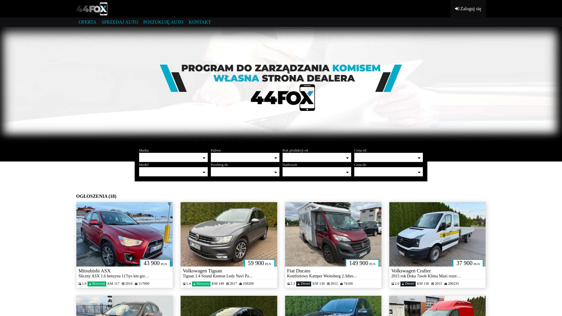 website screenshot of https://mg-auto.eu/