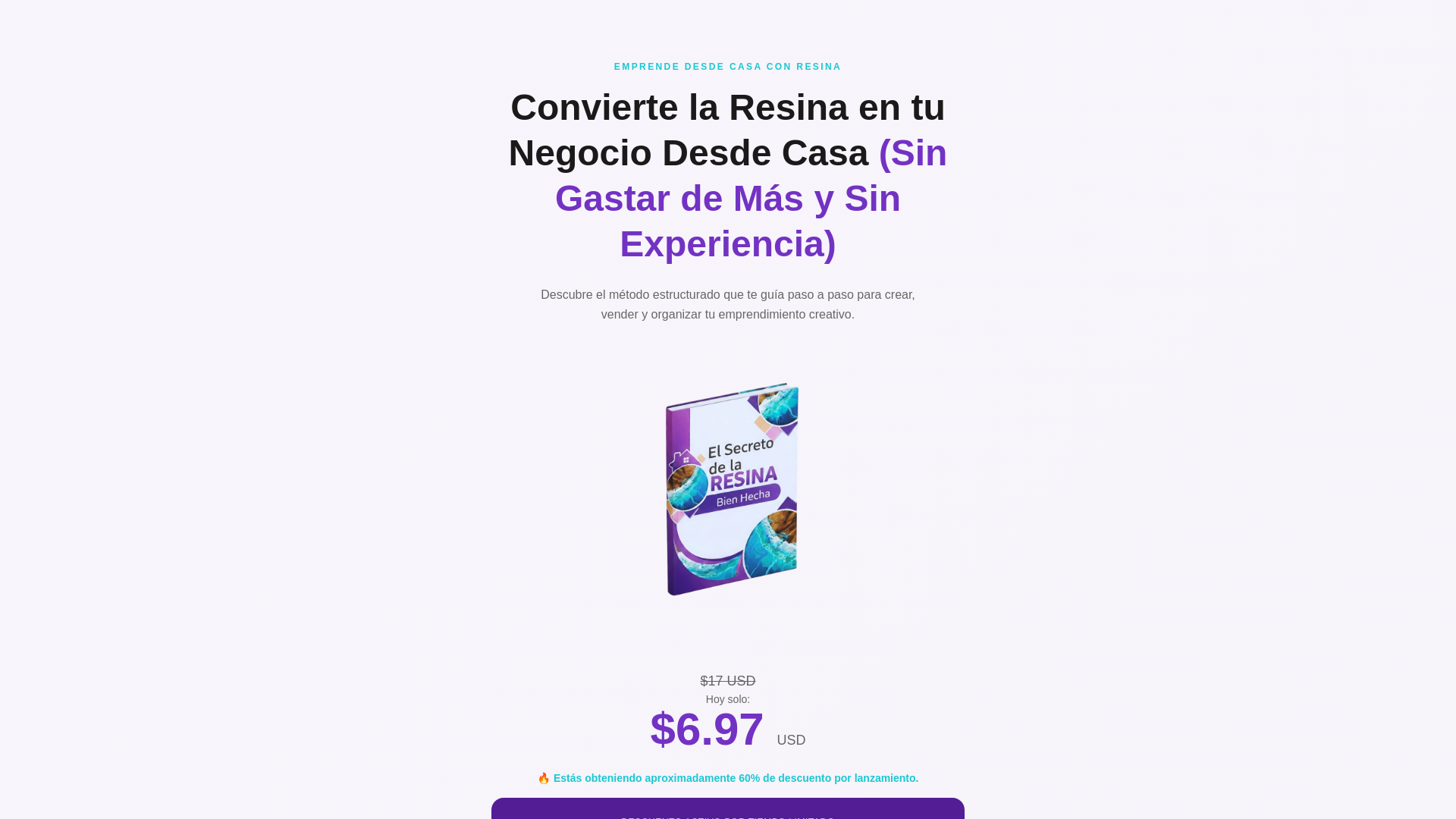 website screenshot of https://resinabienhecha.online/