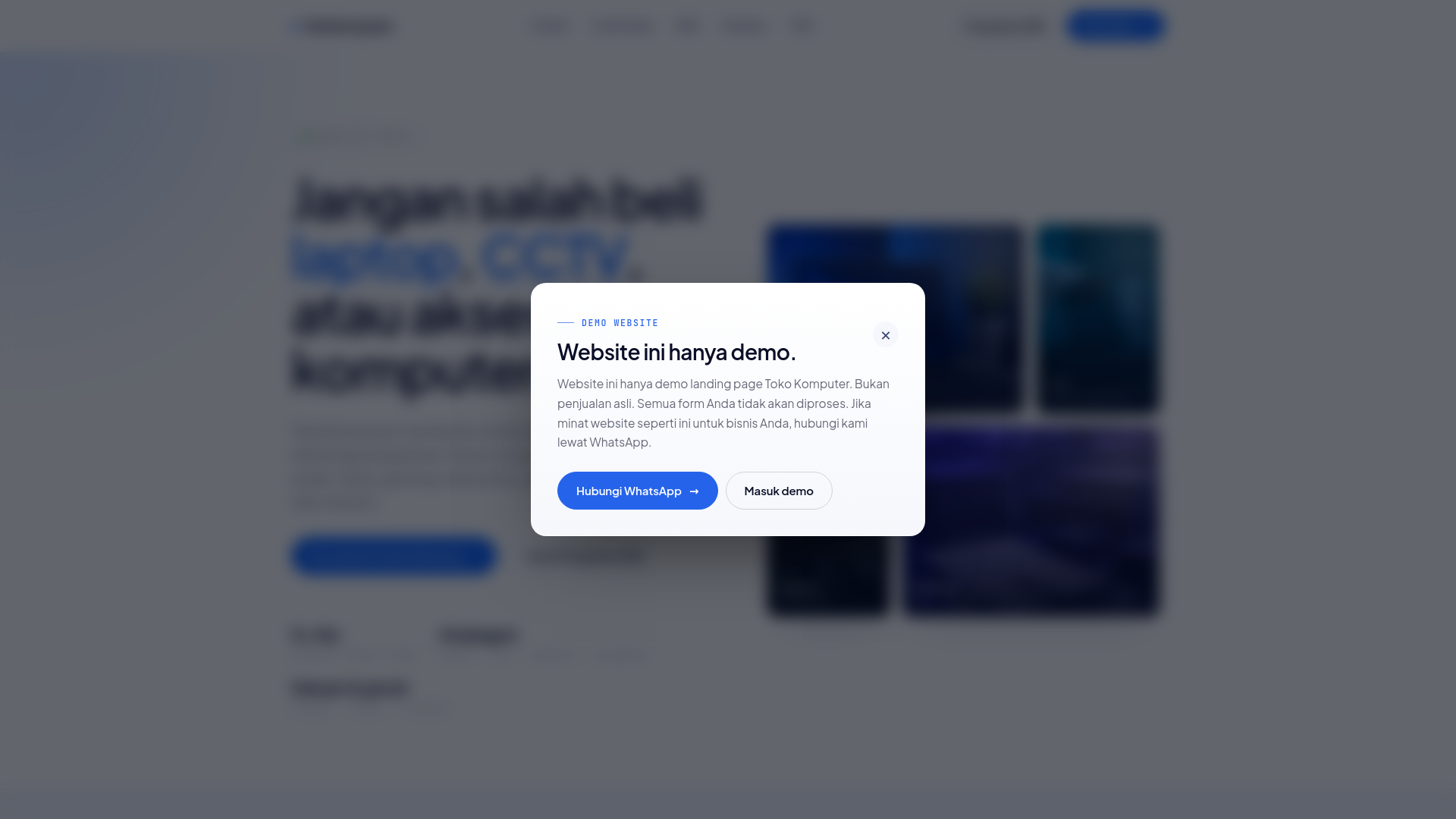 website screenshot of https://demo-komputerv1.pages.dev/