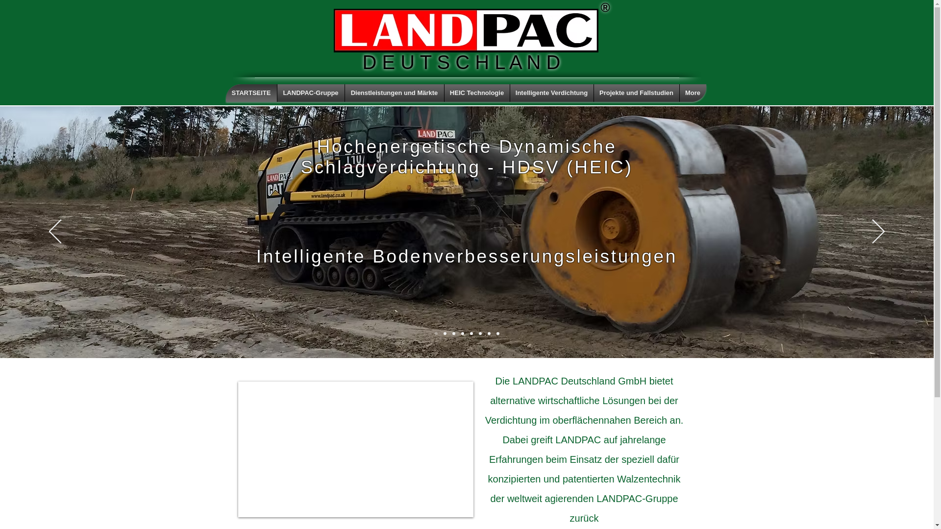 website screenshot of https://landpacde.com/