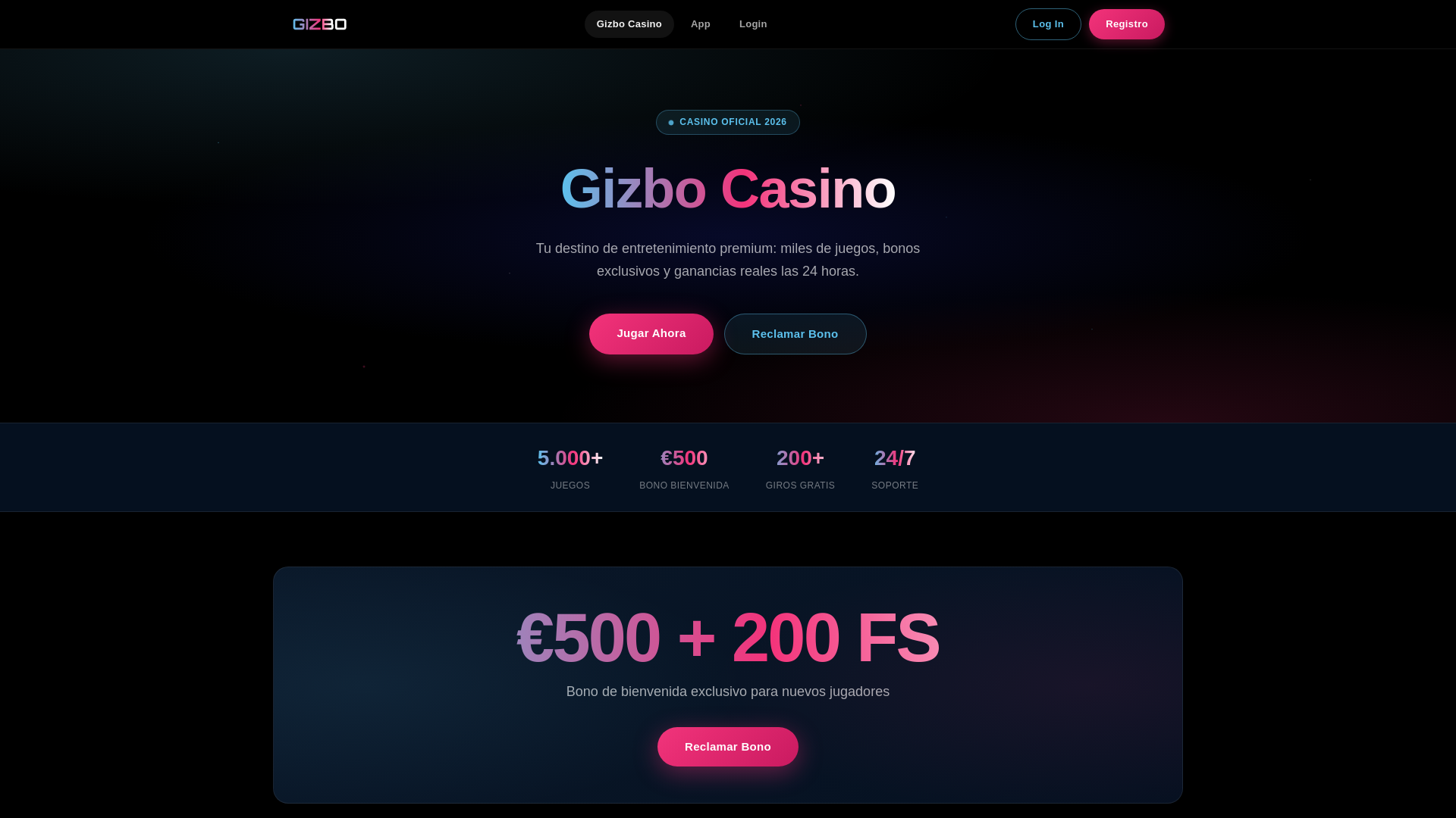 website screenshot of https://gizbocasino.pages.dev/