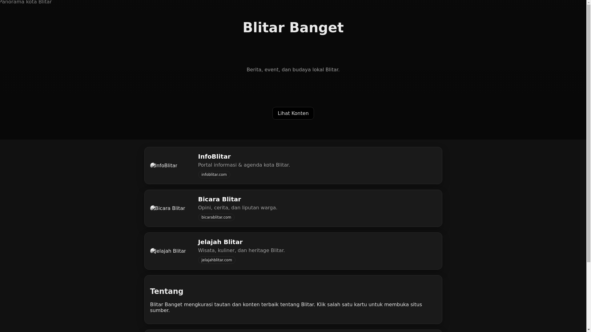 website screenshot of https://blitarbangets.pages.dev/