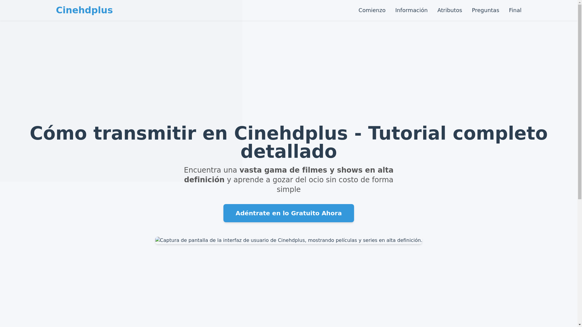 website screenshot of https://cinehdplus-3zu3.pages.dev/