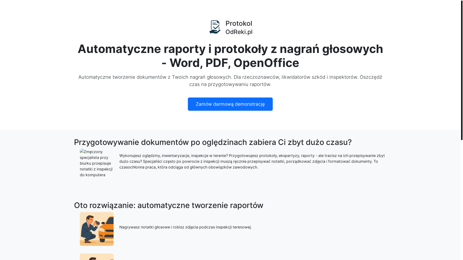 website screenshot of https://protokolodreki.pl/