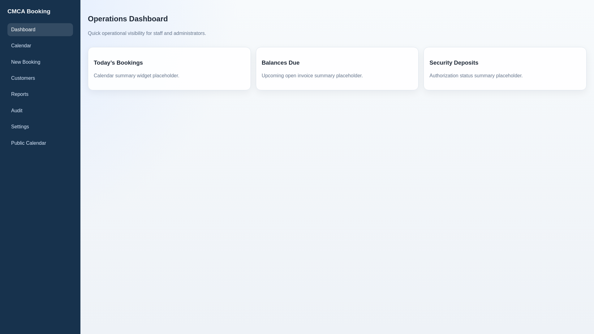 website screenshot of https://cmca-booking.pages.dev/