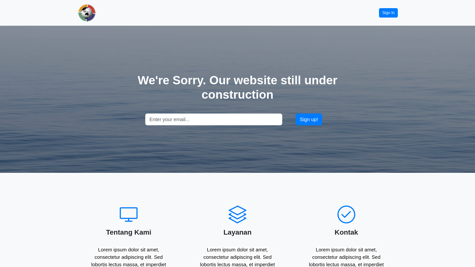 website screenshot of https://drrindonesia.com