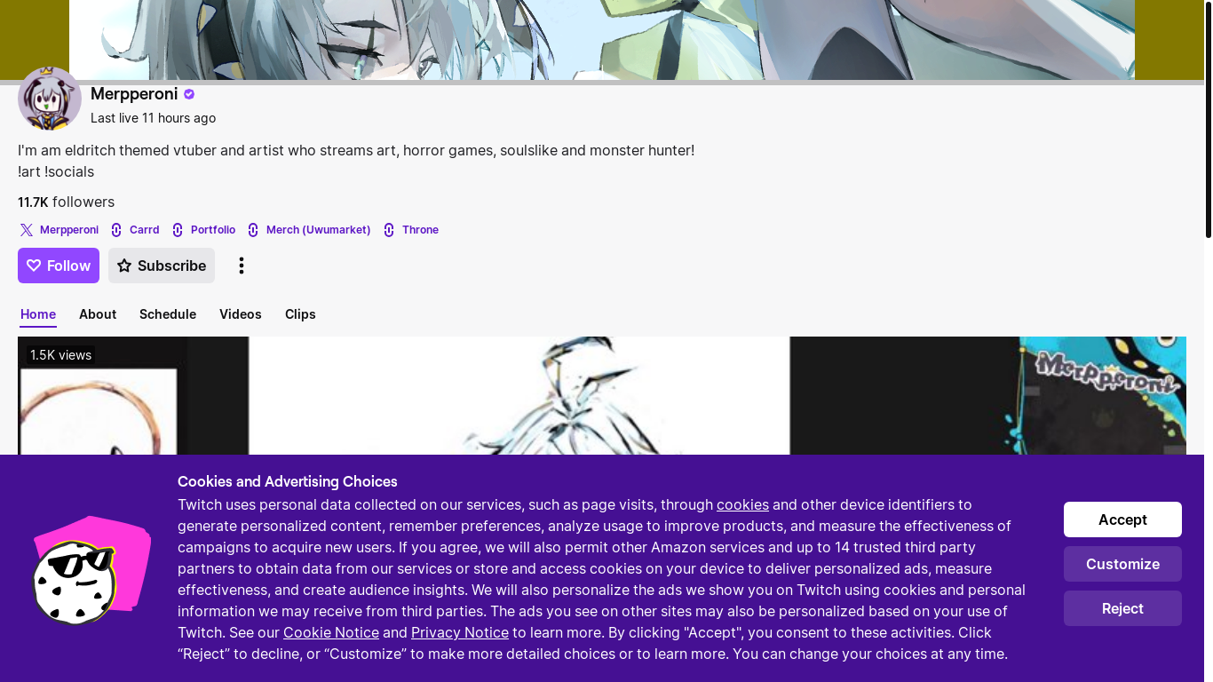 website screenshot of https://m.twitch.tv/merpperoni/home?tt_content=channel&tt_medium=mobile_web_share