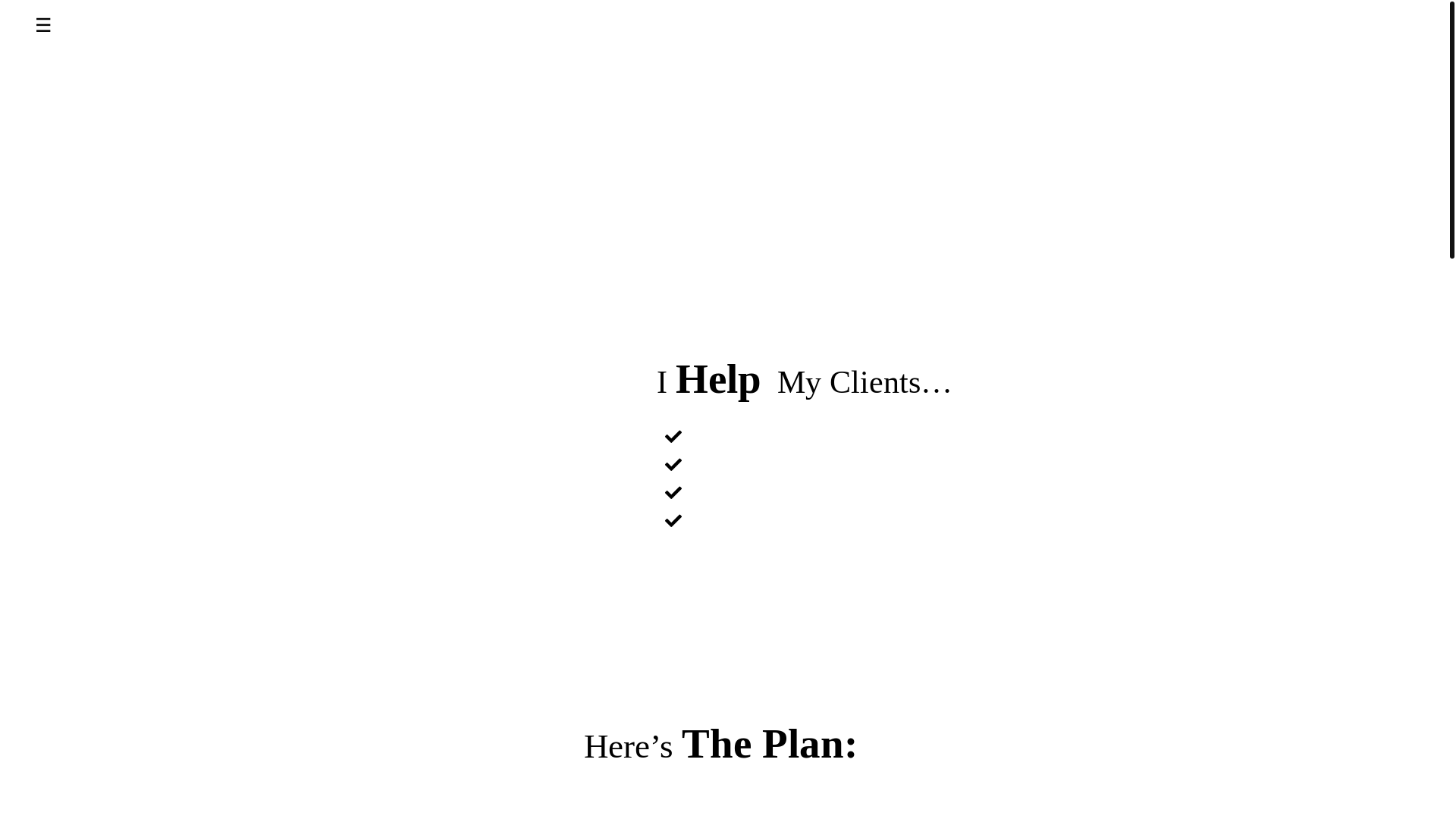 website screenshot of https://manuelgregorycoach.com/